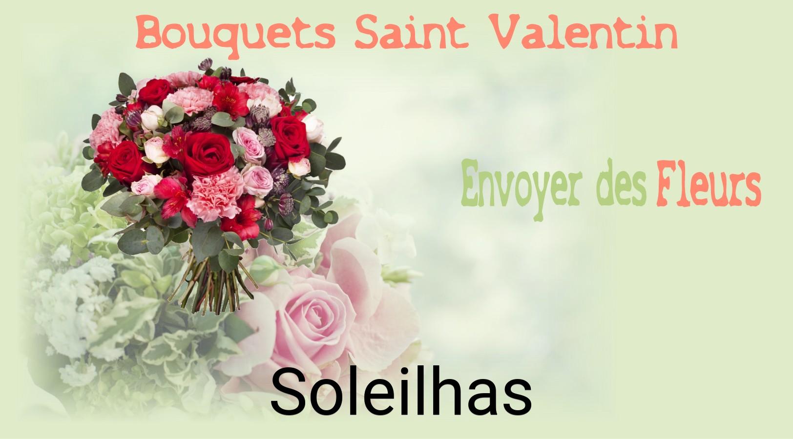 Roses de Saint-Valentin livrées à Soleilhas